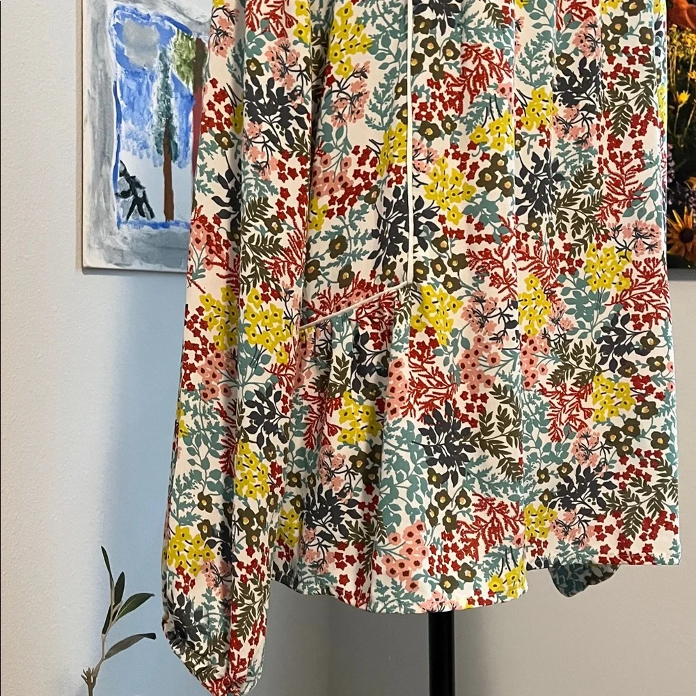 Loft Boho Style Floral Pullover - Picture 8 of 11